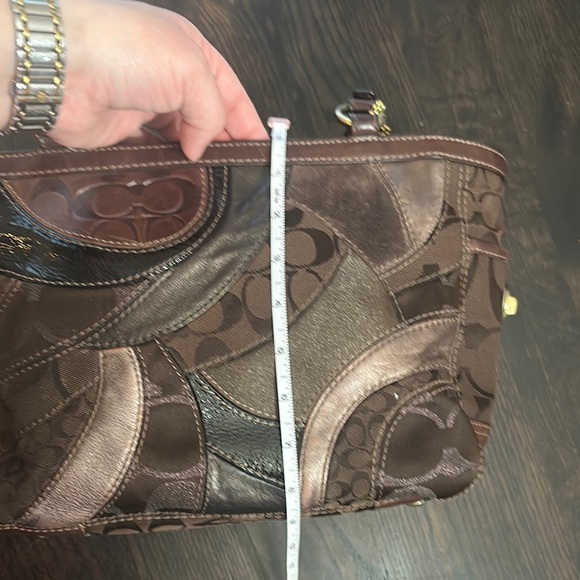 Coach Signature Mosaic Patchwork Gallery Tote - Picture 15 of 16